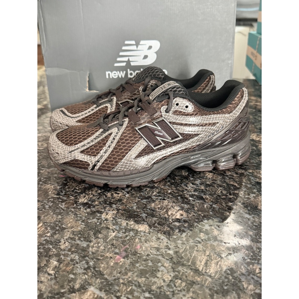 New Balance 1906R Brown Black Snakeskin Unisex‎ Sneakers U1906RV1 Mens 8.5 lady